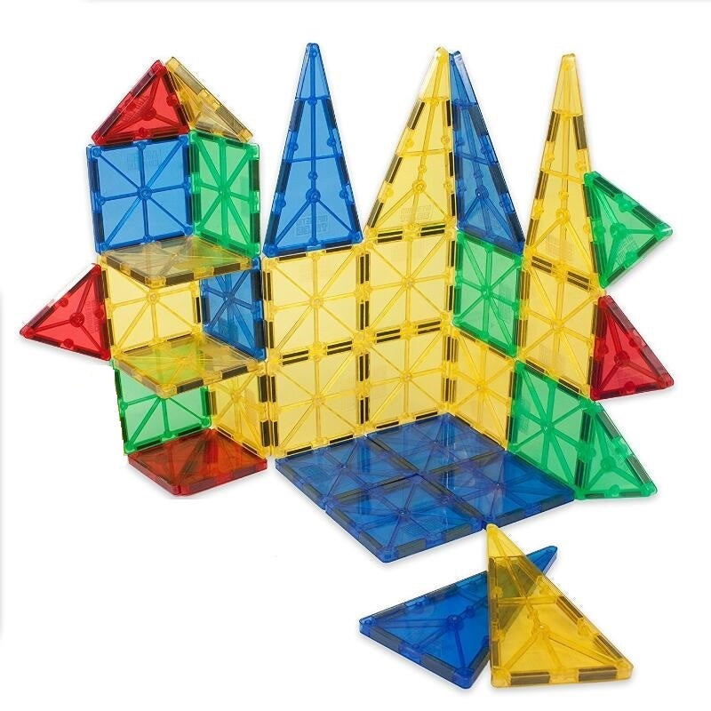 108 Piece Set Magnet Building Tiles
