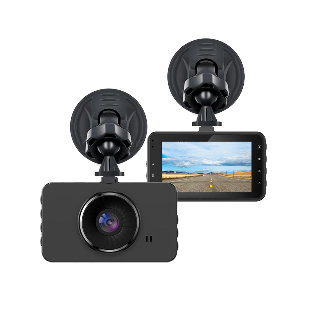 Explon Dash Camera - Full HD with 3" LCD Screen - G-Sensor, Loop Recording and Motion Detection