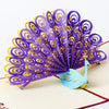 3D Peacock Pop Up Card and Envelope