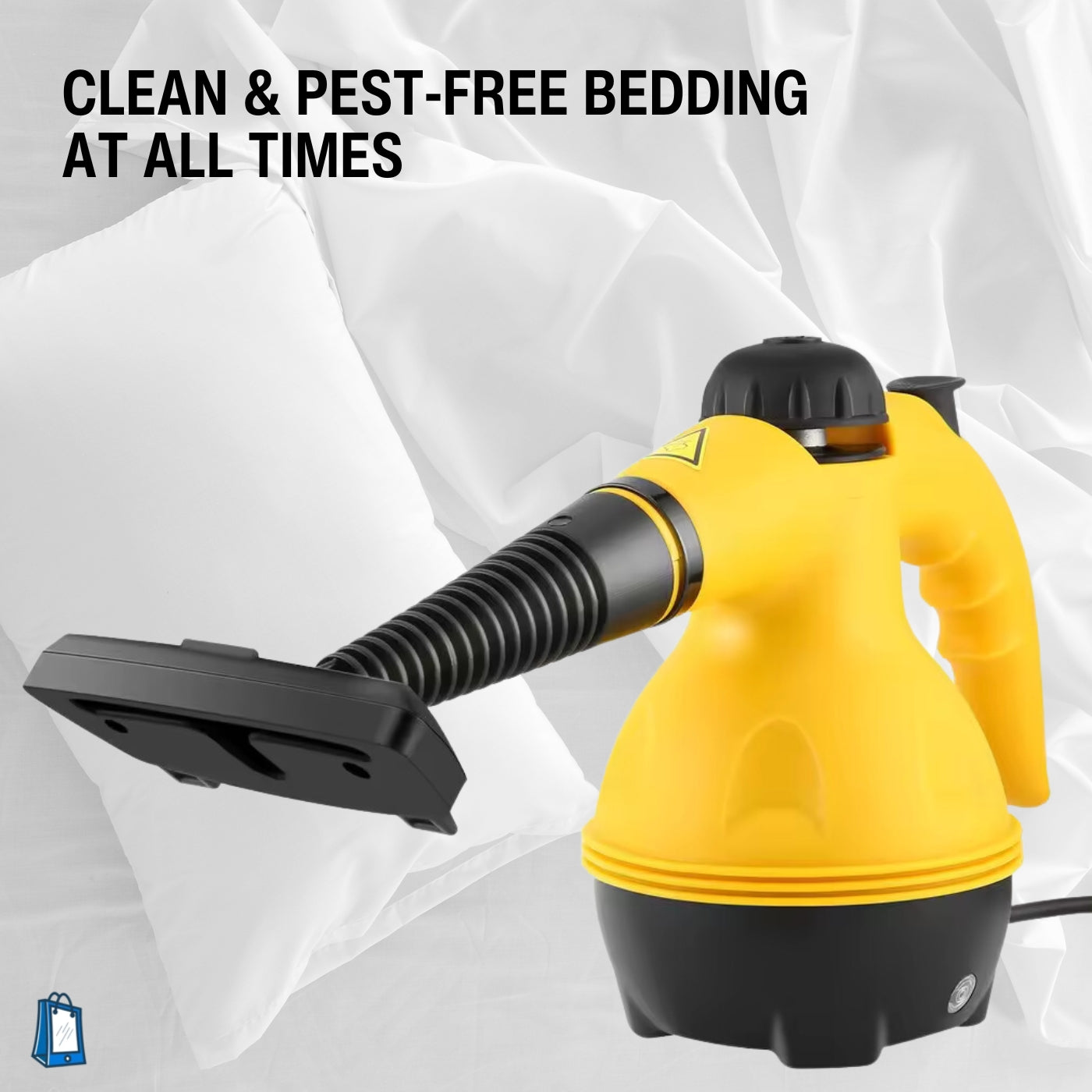 Handheld Steam Cleaner for Bed Bugs - Get Rid of Bed Bugs in 7 Days