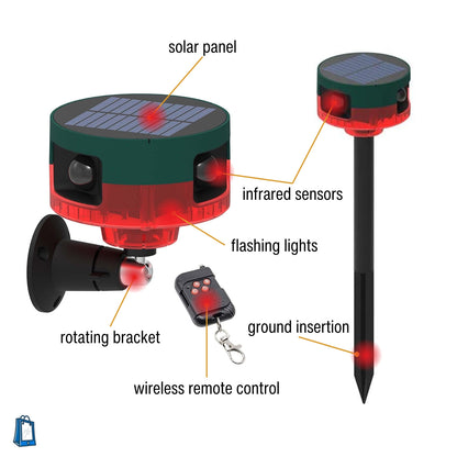 Strobe Light for Dogs - Motion Detector Dogs Repeller