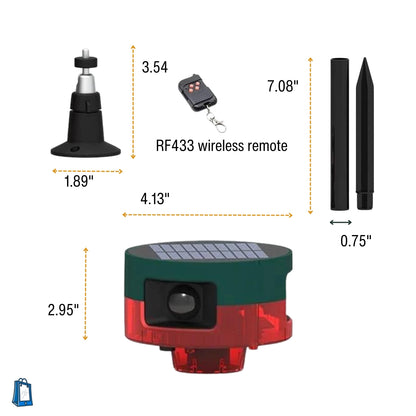 Strobe Light for Dogs - Motion Detector Dogs Repeller