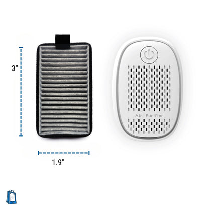 Mini Air Purifier Filter - Multi-layered HEPA Filter for Portable Plug In Air Ionizer