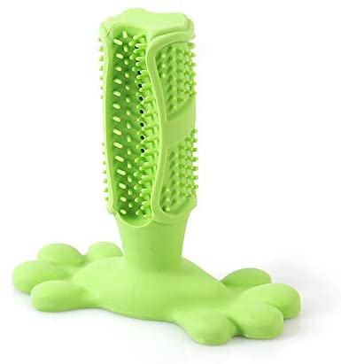 Dog Toothbrush Chew Toy - For Dogs of 40-80 lbs - Green