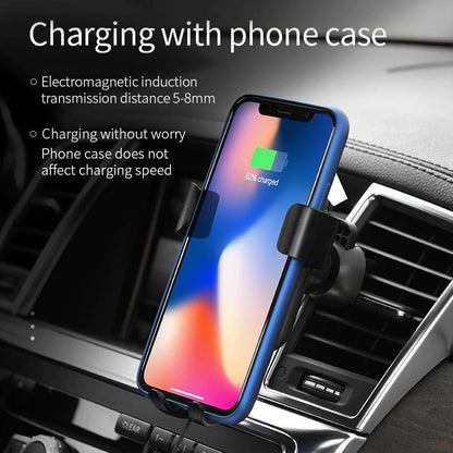 Car Mount Charger - Fast Charging Car Phone Holder