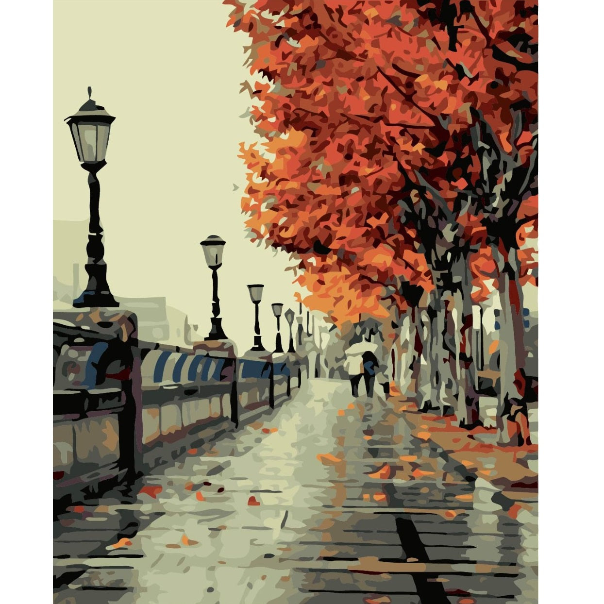 Paint by Numbers Kit - Rainy Day