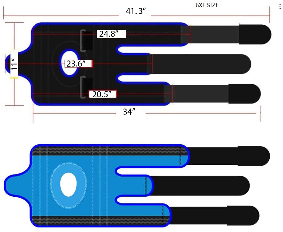 Plus Braces Knee Support - 4 Sizes (Single)