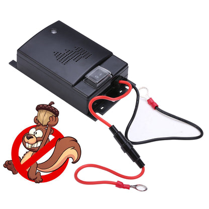 Ultrasonic Car Squirrel Repeller - Get Rid Of Squirrels in 48 Hours