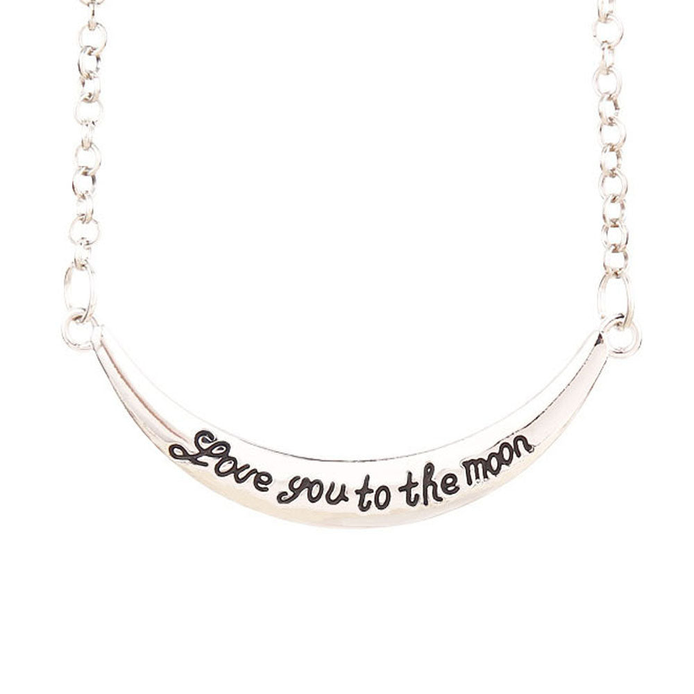 Love You to The Moon - Pendant Bracelet