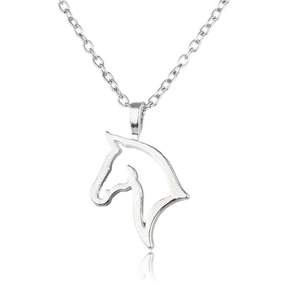 Horse Pendant Necklace - Animal Lovers Gift