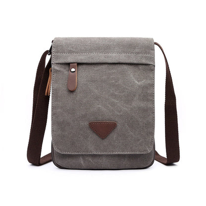 Messenger Bag Crossbody Shoulder Bag - Gray