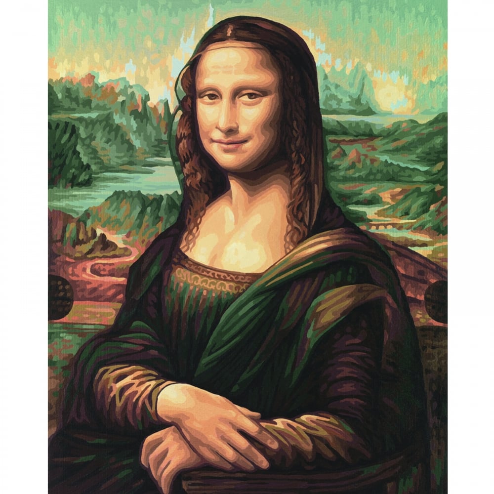 DIY Paint by Numbers Kit - Mona Lisa