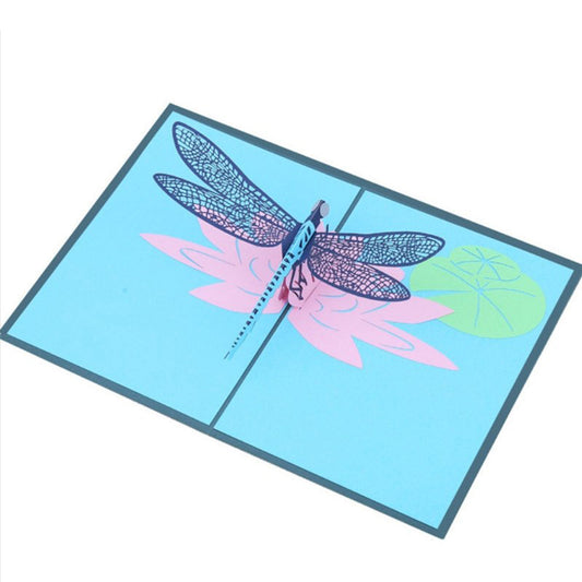 3D Dragonfly Pop Up Card and Envelope