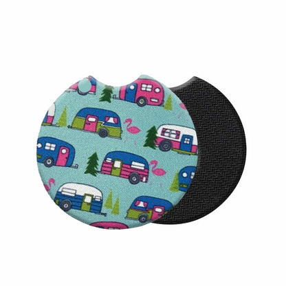 Car Coaster for Drinks - Absorbent - 2.75 Inches