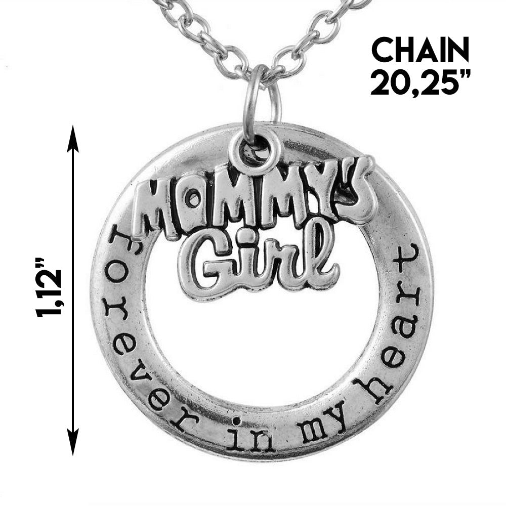 Mommy's Girl Forever In My Heart - Pendant Necklace