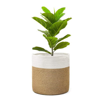 Sturdy Jute Rope Plant Basket Cover