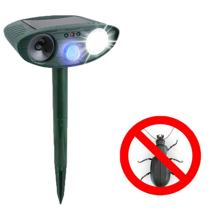 Beetle Ultrasonic Repeller (Solar Powered) - Get Rid of Japanese Garden Beetles in 48 Hours or It's FREE