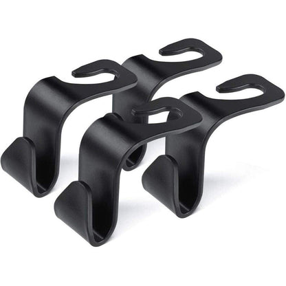 Car Seat Hooks for Car (4 Pack) - Back Seat Organizer