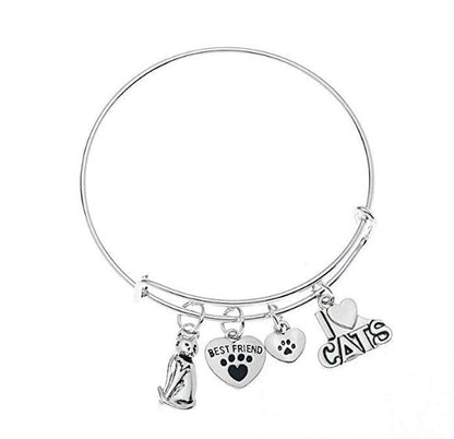 Kitty Cat Charm Bracelet