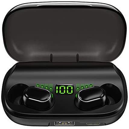 Bluetooth 5.0 Wireless Earbuds - Black