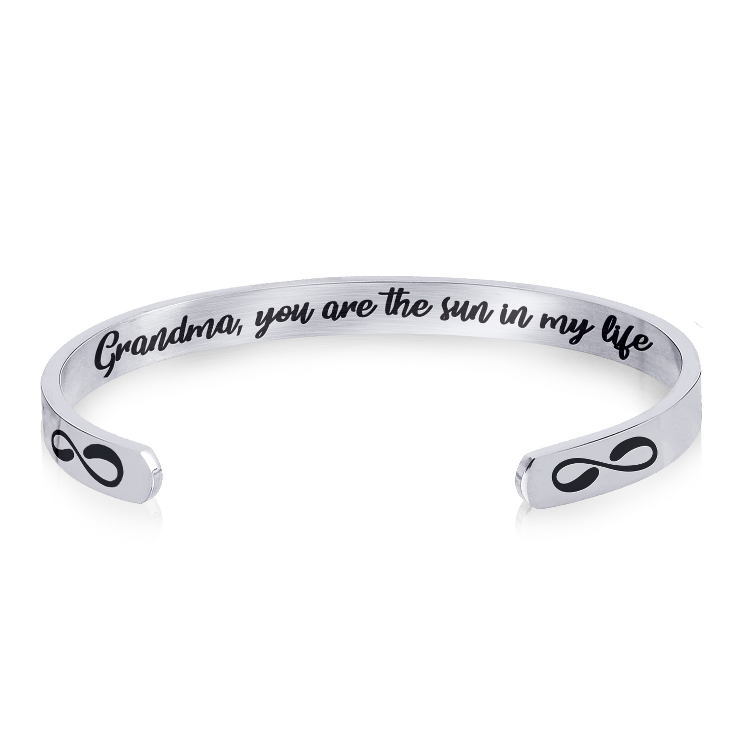 Stainless Steel Bracelet - Cuff Bracelet - Grandma You are The Sun in My Life