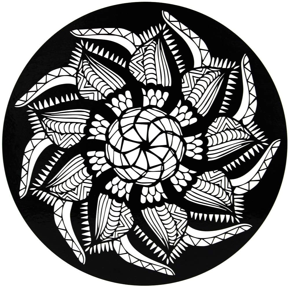 Black and White Round Puzzle - 1000 Pieces Jigsaw