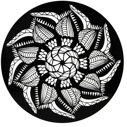 Black and White Round Puzzle - 1000 Pieces Jigsaw