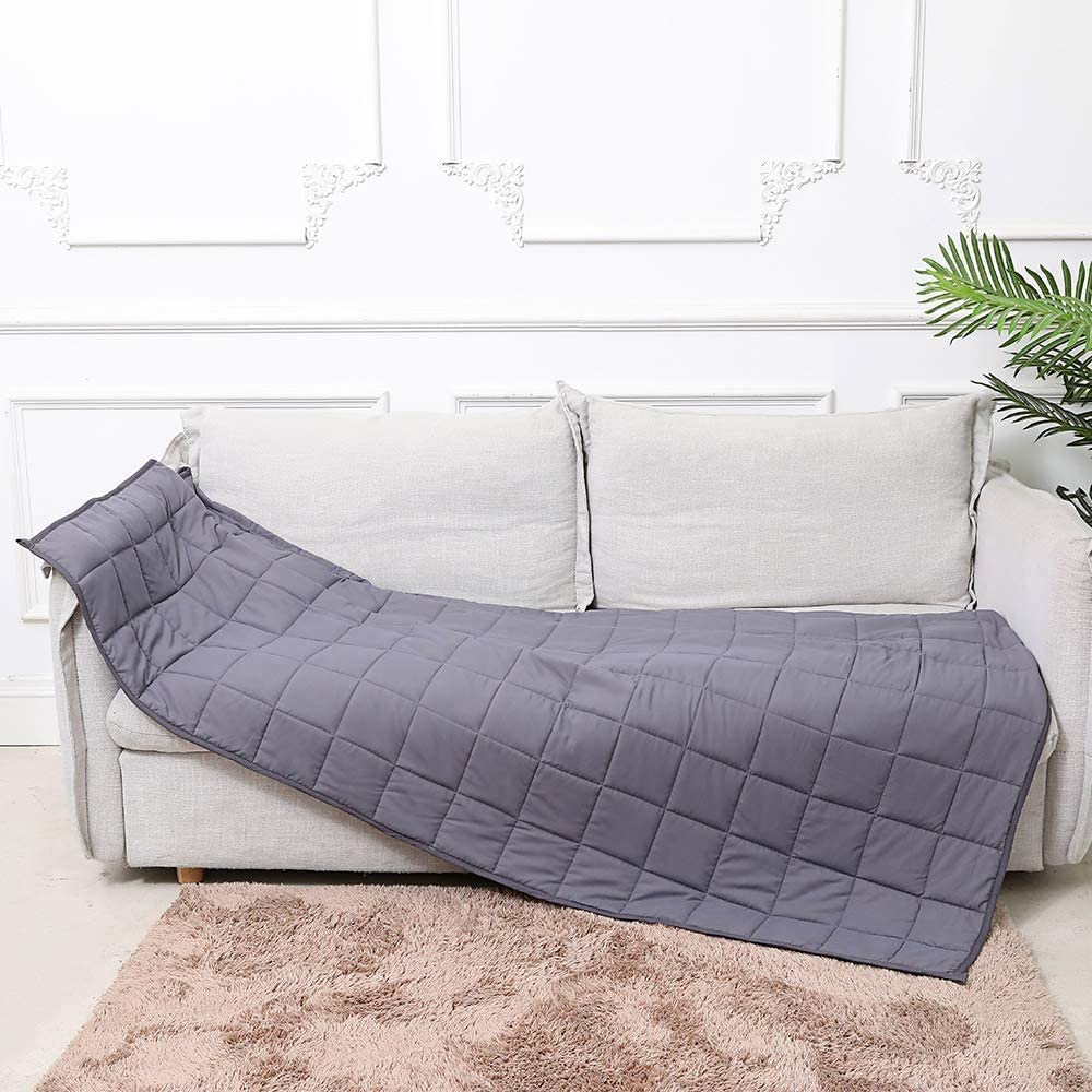 Weighted Blanket 20 Lbs - 48''x72'' - Grey