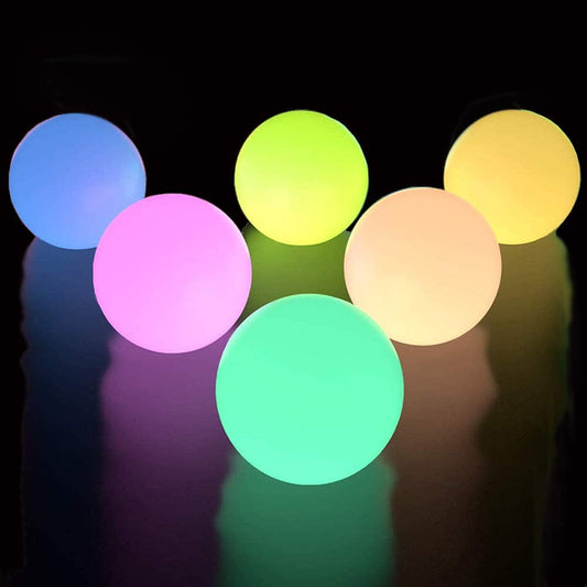 Floating Ball Pool Lights - 6 Pack - 16 Colors