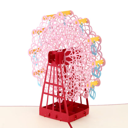 3D Ferris Wheel Pop Up Card and Envelope