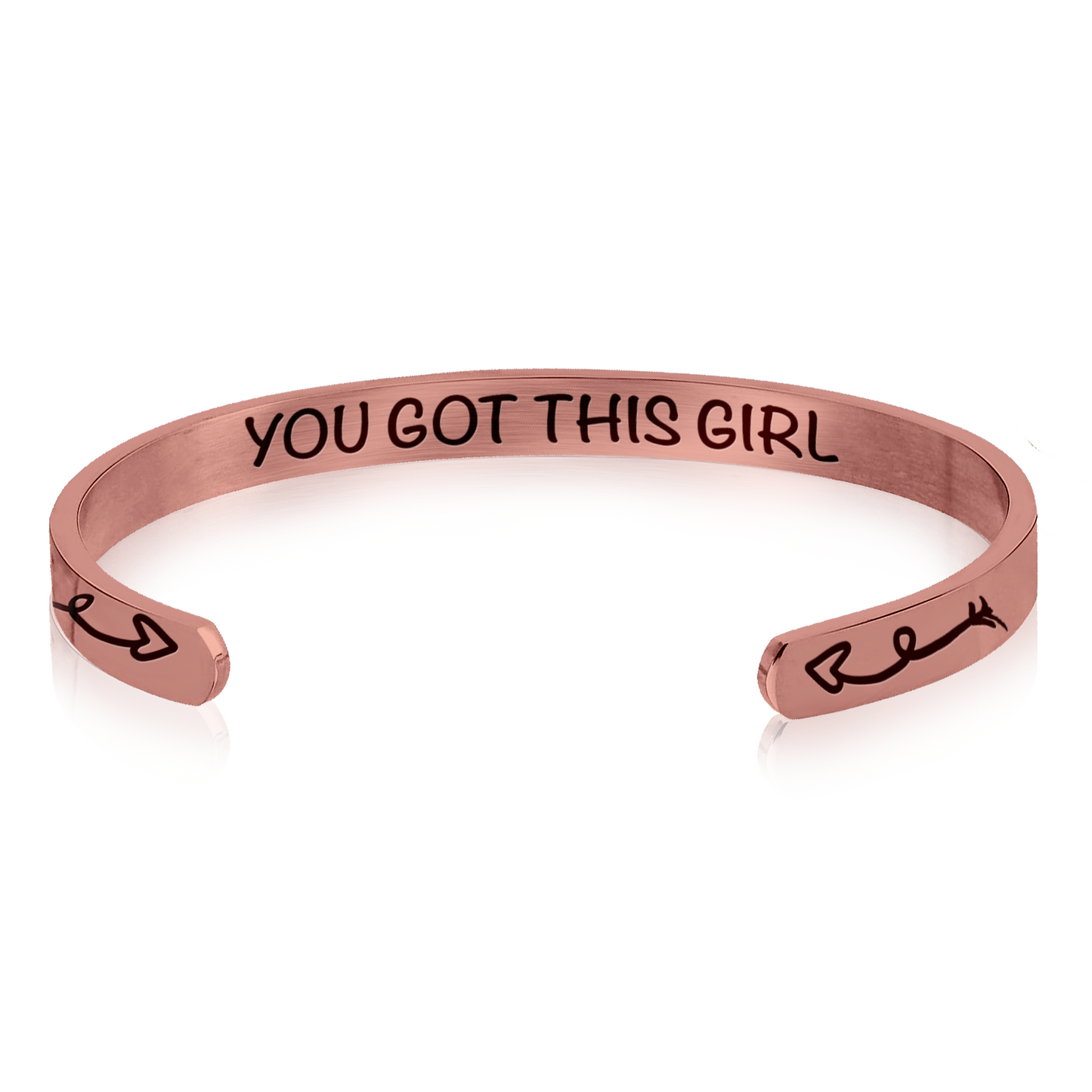 Stainless Steel Bracelet - Cuff Bracelet - You Got This Girl