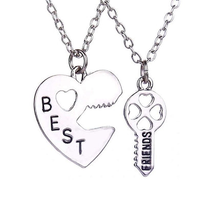 Best Friends Necklace Set - Personalized Friendship Jewelry Gift