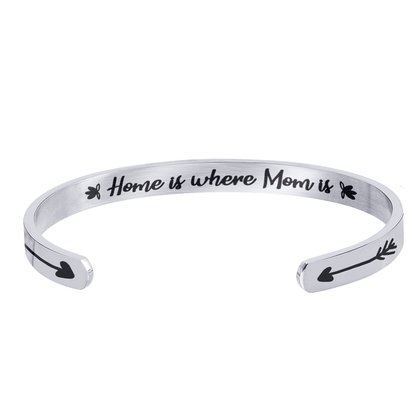 Cuff Bracelet - Home is Where Mom is