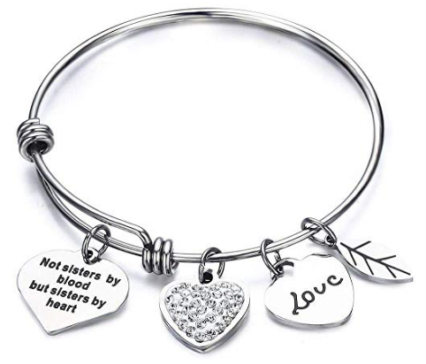 Friendship Expandable Bangle Bracelet Adjustable Bangle Gift for Friends