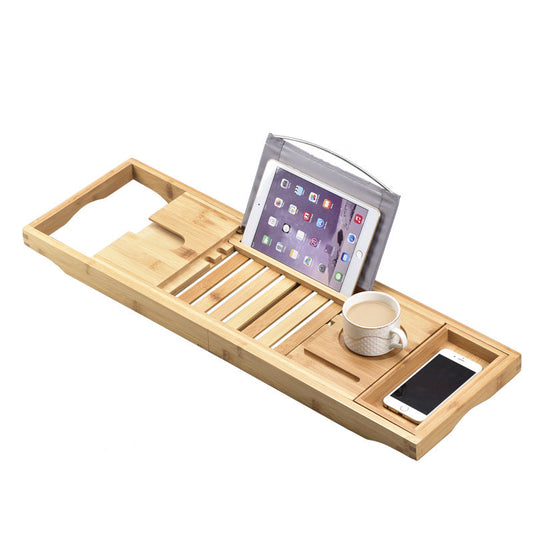 Bamboo Luxury Caddy Bathtub Tray