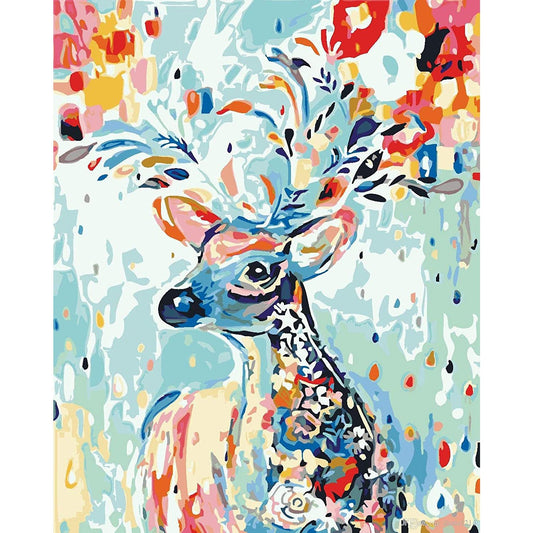 Christmas Deer Puzzle - Large Paper Jigsaw Puzzle [1000 Pieces]