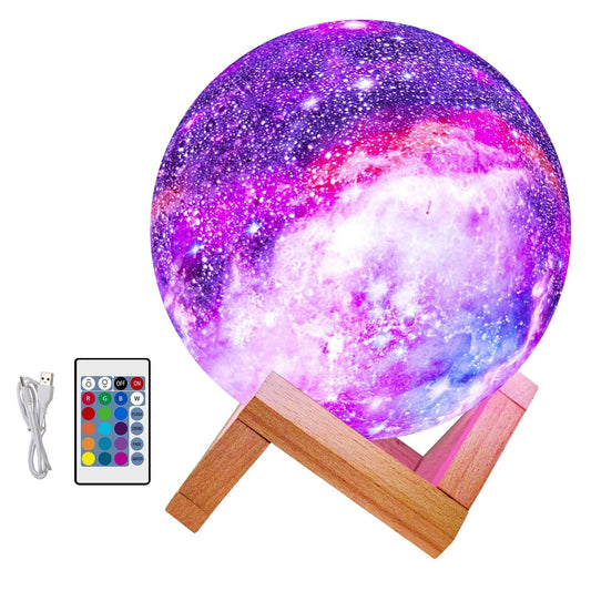 Moon Galaxy LED Lamp 5.9 inch 16 Colors