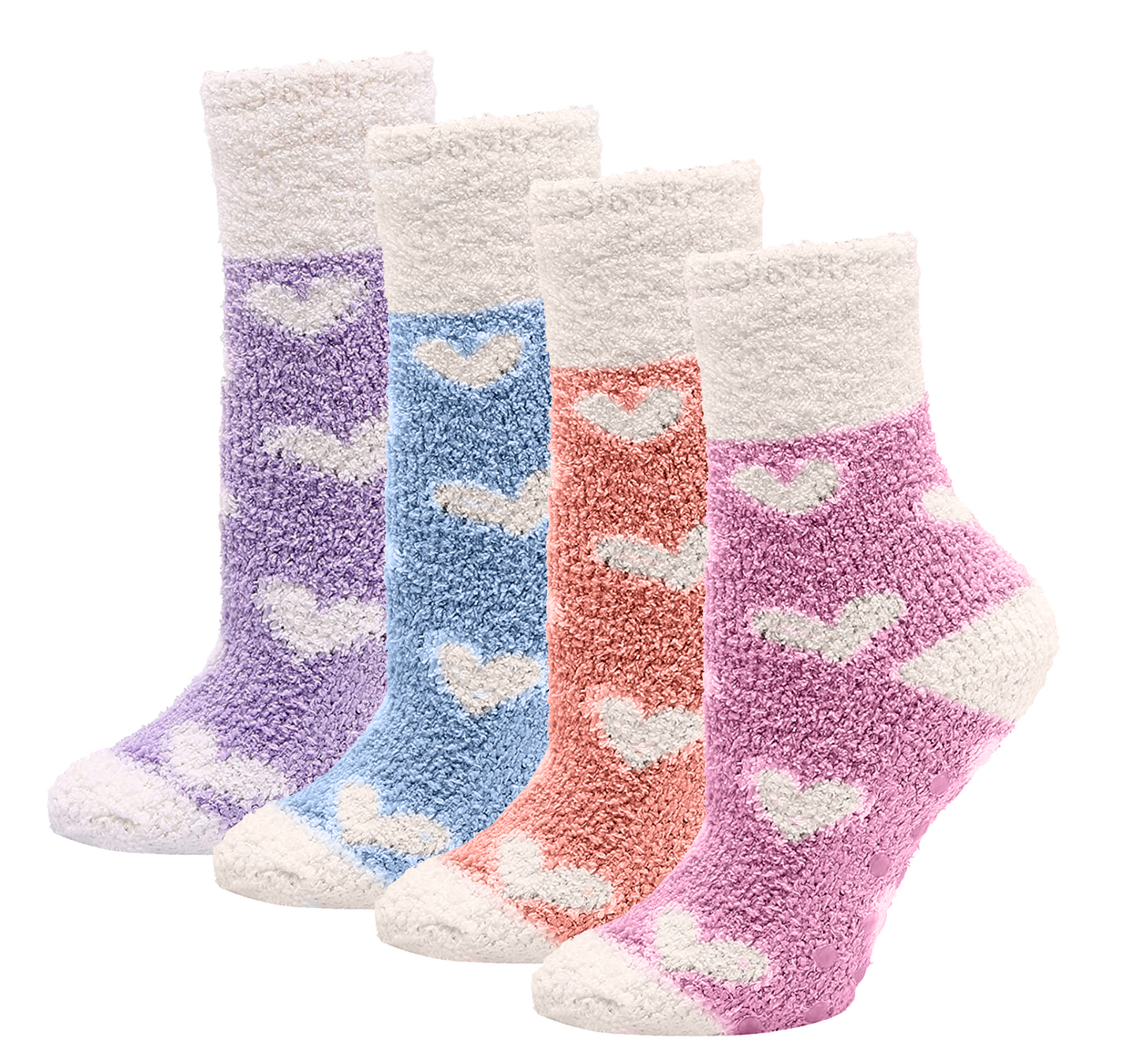 Winter Socks for Women - Soft Warm Fluffy Cozy- [4 Pairs]