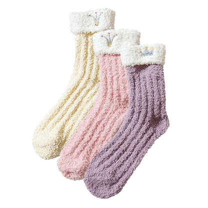 Winter Socks for Women - Soft Warm Fluffy Cozy - [3 Pairs]