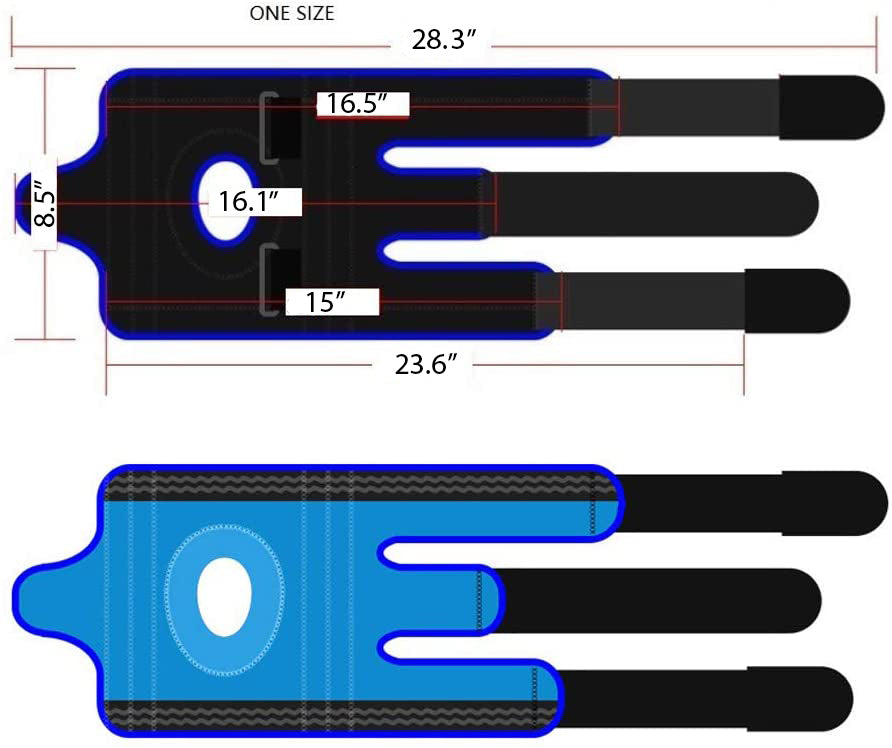 Plus Braces Knee Support - 4 Sizes (Single)