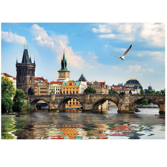 DIY Paint by Numbers Canvas Painting Kit - Charles Bridge Czech