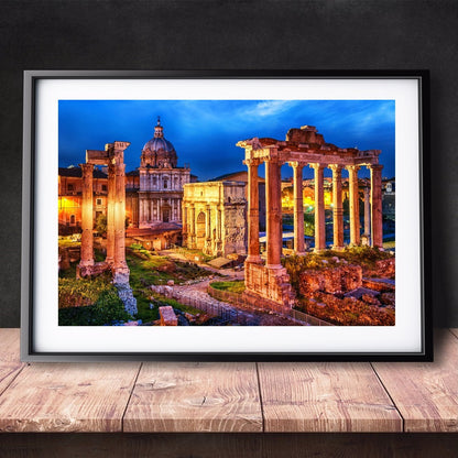 DIY Paint by Numbers Canvas Painting Kit - Rome Old City