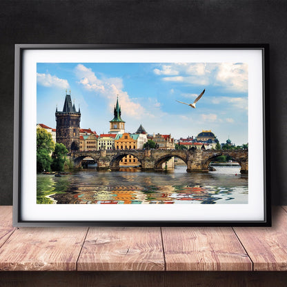 DIY Paint by Numbers Canvas Painting Kit - Charles Bridge Czech