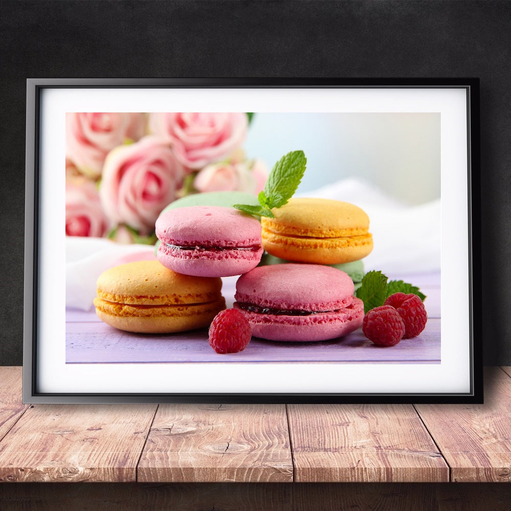 DIY Paint by Numbers Canvas Painting Kit - Colorful Macarons