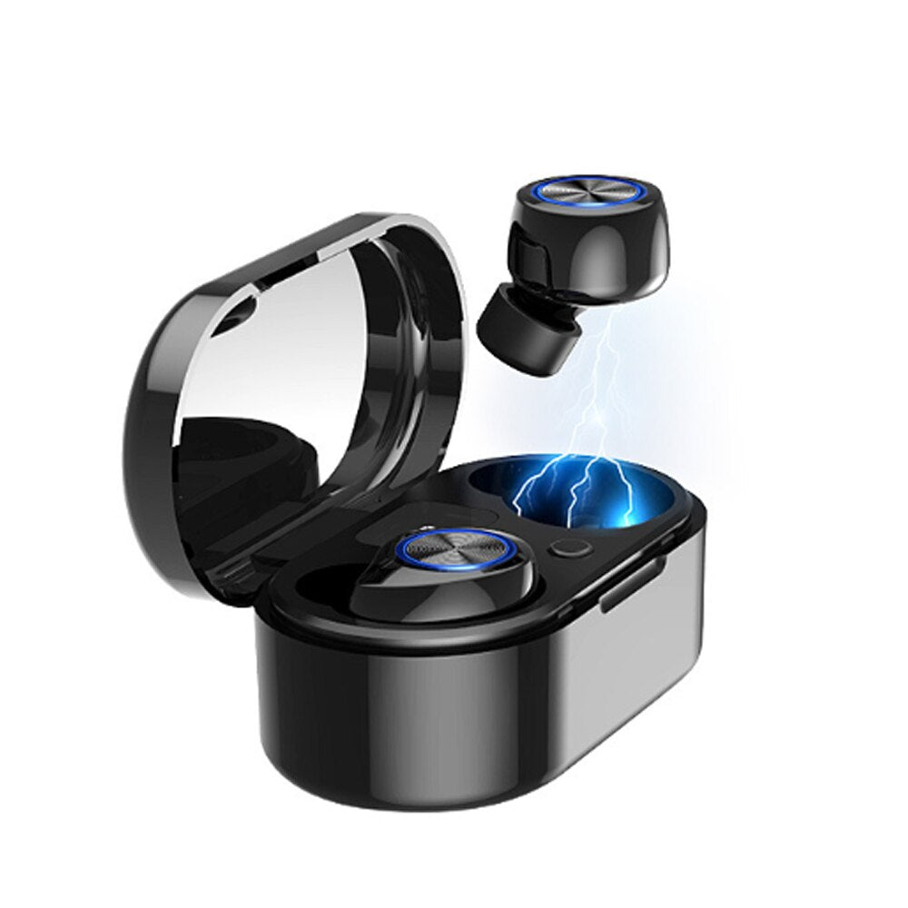 Bluetooth 5.0 Wireless Earbuds with Wireless Charging Case