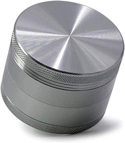 4 Piece 2" Spice Herb Grinder, Color Ancient Silver