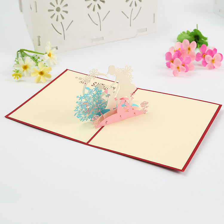 3D Mothers Day Pop Up Card and Envelope