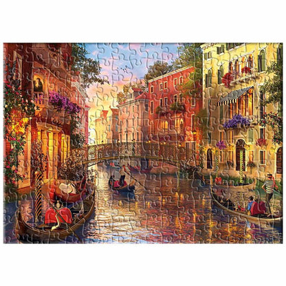 Gondola Boat Puzzle - Large Paper Jigsaw Puzzle [1000 Pieces]