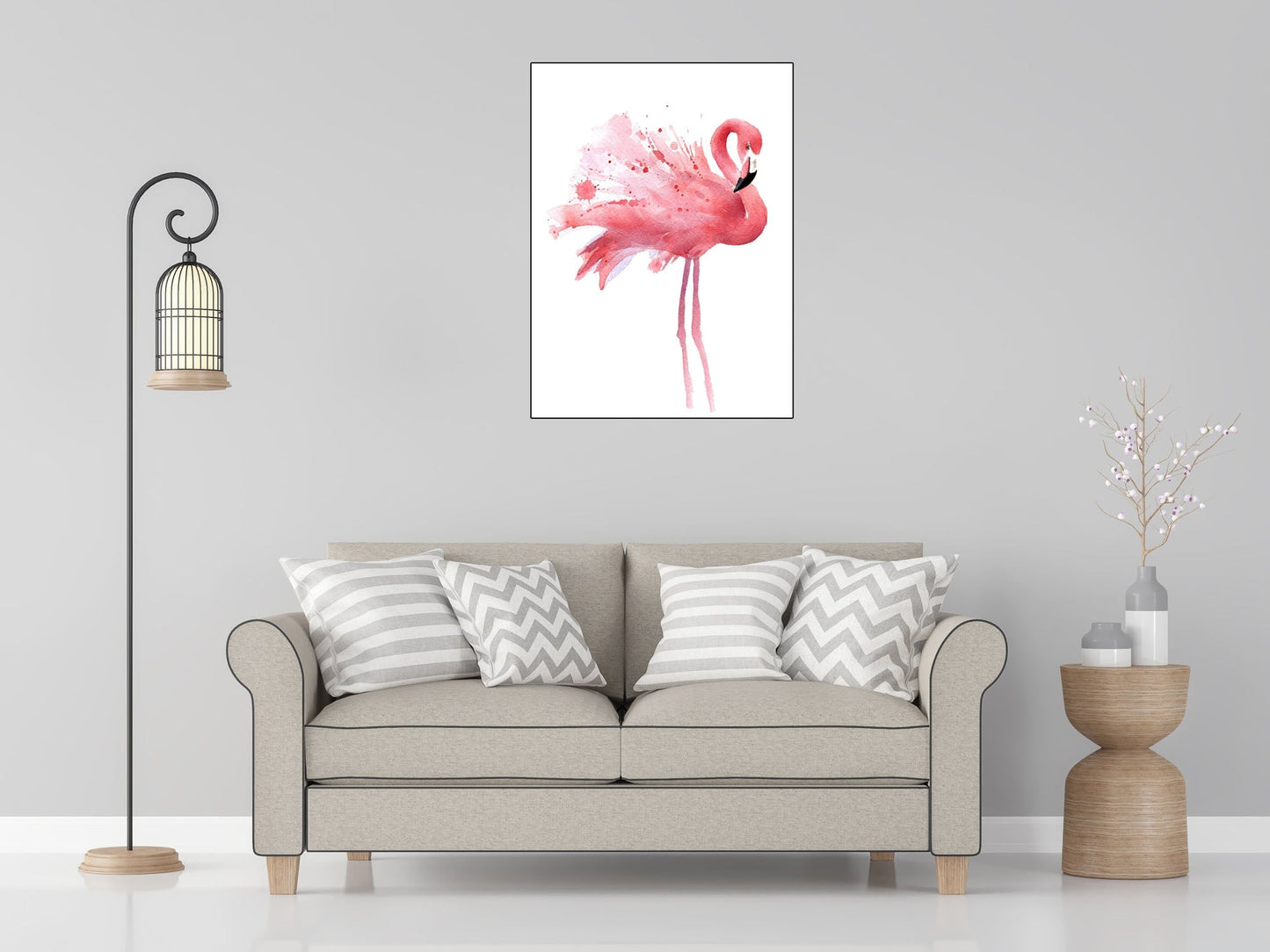 DIY Paint by Numbers Kit - Pink Flamingo