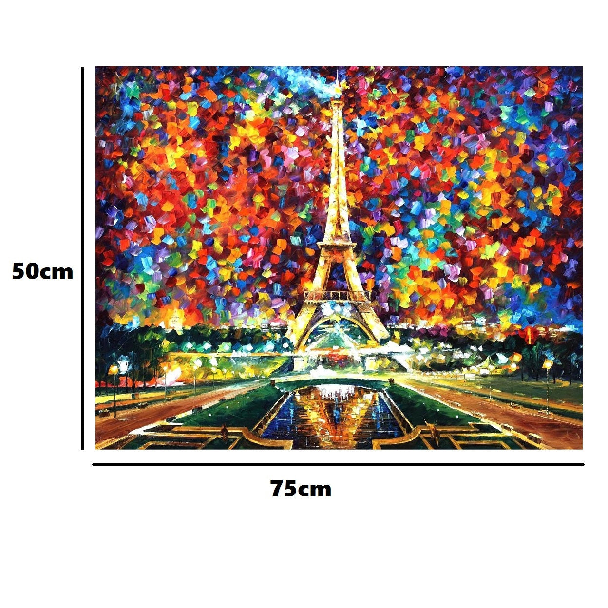 Eiffel Tower - Large Paper Jigsaw Puzzle [1000 Pieces]